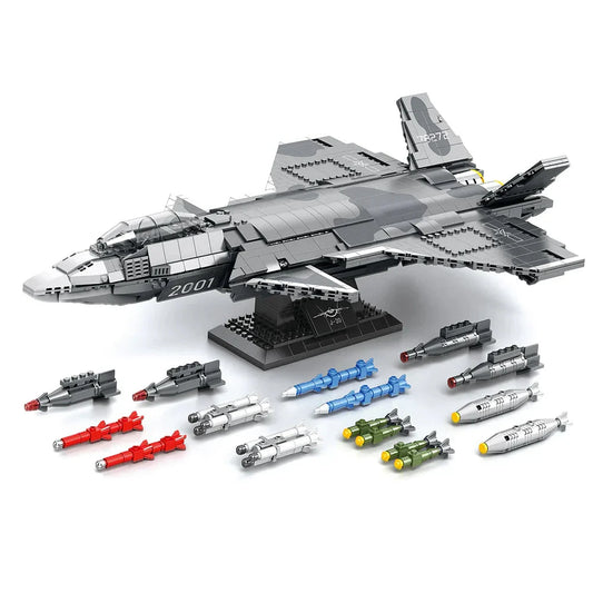 AirborneBricks™ J-20 Mighty Dragon | 1911PCS