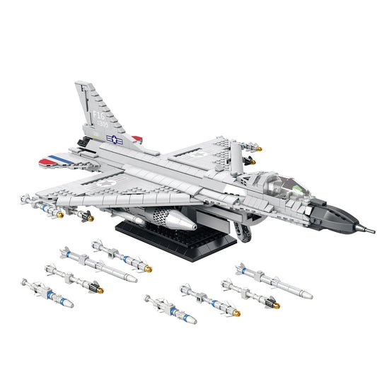 AirborneBricks™ F-16 Falcon | 1427PCS