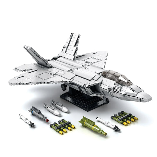 AirborneBricks™ F-22 Raptor | 1837PCS