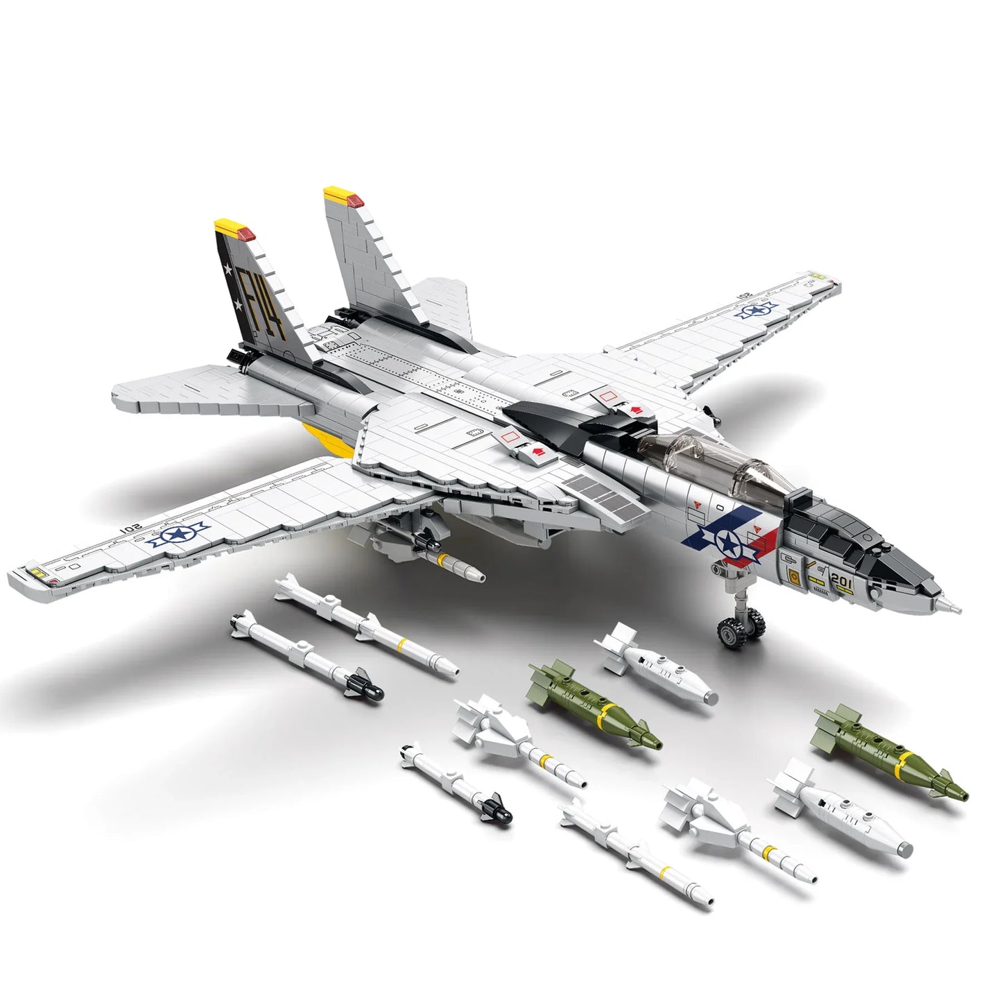 AirborneBricks™ F-14 Tomcat | 1600PCS